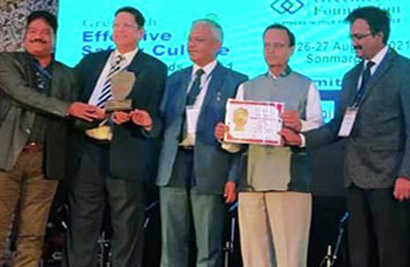 19th Greentech Safety Award 2020 for outstanding achievement in category of industry sector safety excellence
