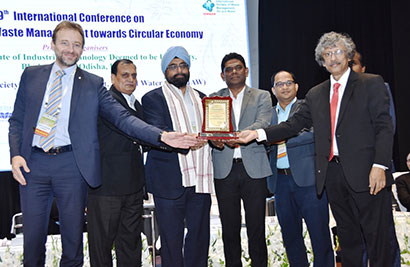 ICONSWM Excellence Award 2019 at the 9th International Conference on Sustainable Waste Management towards Circular Economy