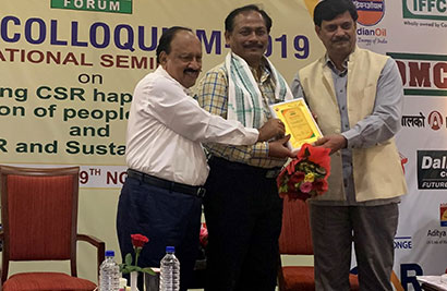 Significant Contribution towards CSR and HR at CSR-HR Colloqium by Odisha CSR Forum at the CSR-HR Colloqium 2019