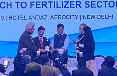 FAI Award for the best production performance of an operating Phosphoric acid plant for the year 2018-2019 by the fertiliser Association of India