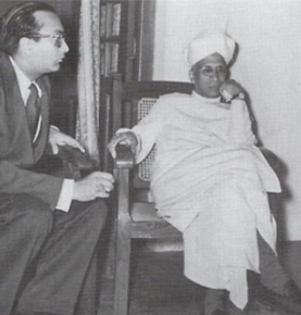 Dr KK Birla and Dr Sarvapalli Radhakrishnan in 1956